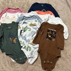 Bundle 12 pieces Carter's Baby One-Piece Bodysuit Pack -